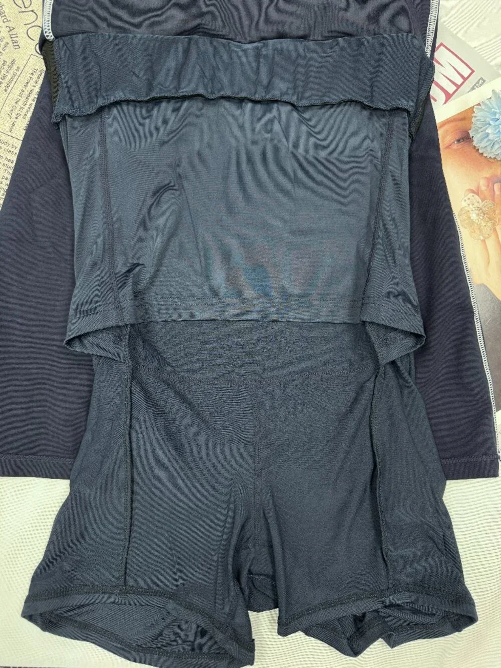 NWT Alo Yoga Airbrush Streamlined Dress Navy💙Tennis Dress Activewear Athleisure - Picture 8 of 10